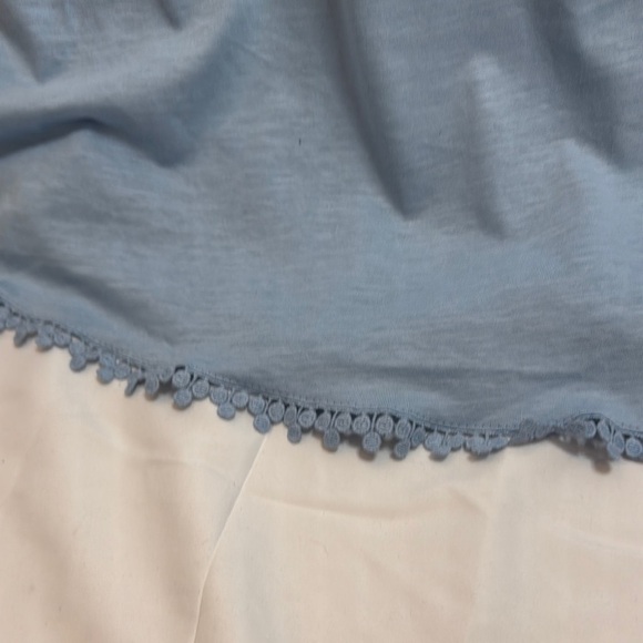 Women's Light Blue Top - Picture 6 of 10
